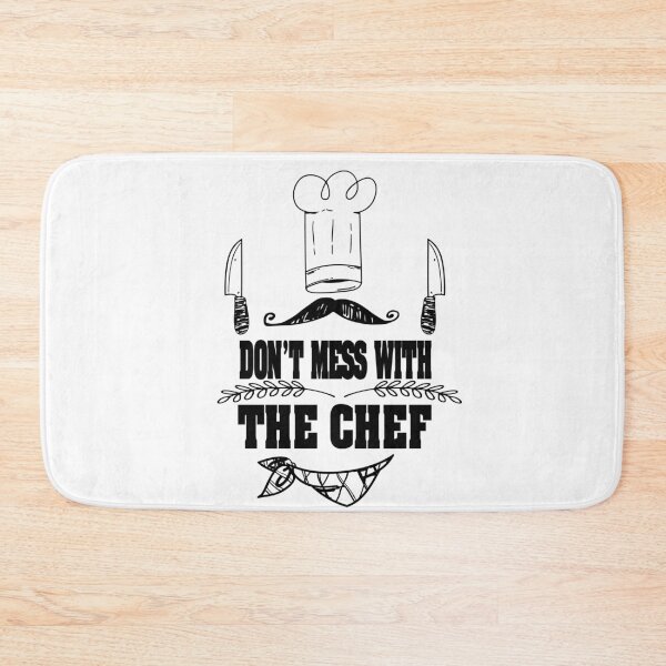 Item preview, DON'T MESS WITH  THE CHEF AWESOME KNIFE MUSTACH  DESIGH FOR COOK HUSBAND WIFE BOYFRIEND GIRLFRIEND MOM AND DAD AND FRIENDS designed and sold by thebaronart.