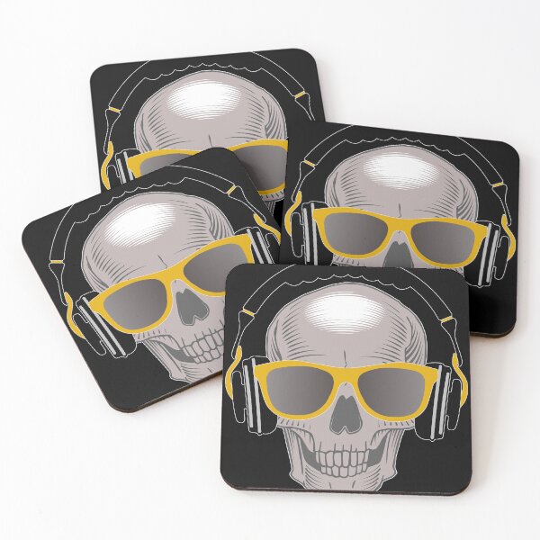 Item preview, Skull music bones skull skeleton designed and sold by Helena Reichel.