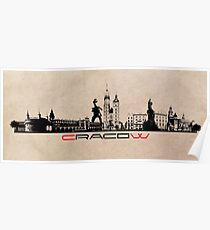 Cracow skyline Poster