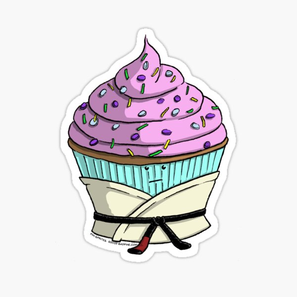 Pin-Sprites - Cupcake in a Gi - Color/Face Sticker