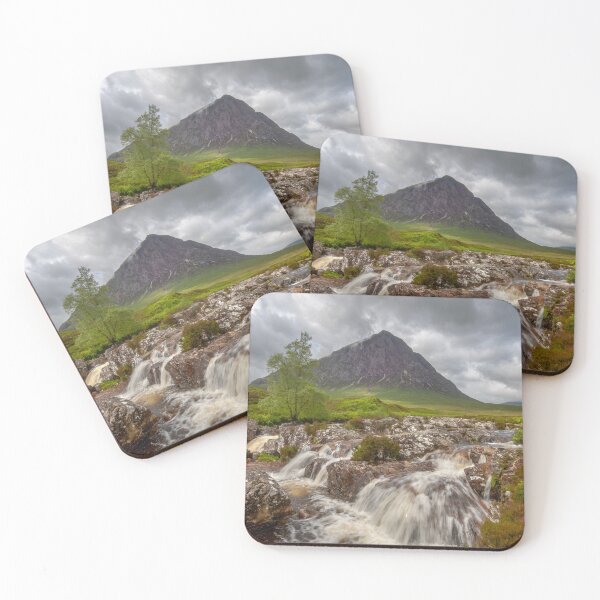 Item preview, The river coupall waterfall and Buachaille Etive Mor  designed and sold by eddiej.
