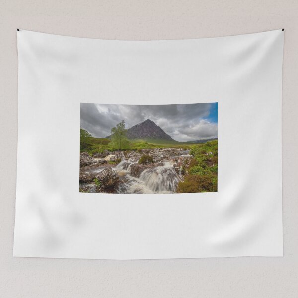 Item preview, The river coupall waterfall and Buachaille Etive Mor  designed and sold by eddiej.