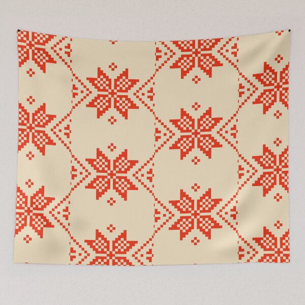 Aperçu de l'œuvre Christmas snowflake créée et vendue par Patternsonly.