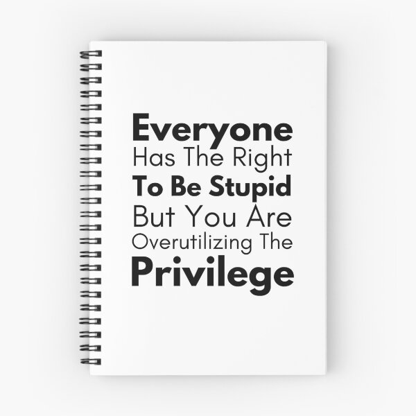 Item preview, Everyone Has The Right To Be Stupid But You Are Over Utilizing The Privilege designed and sold by Joy Poddar.
