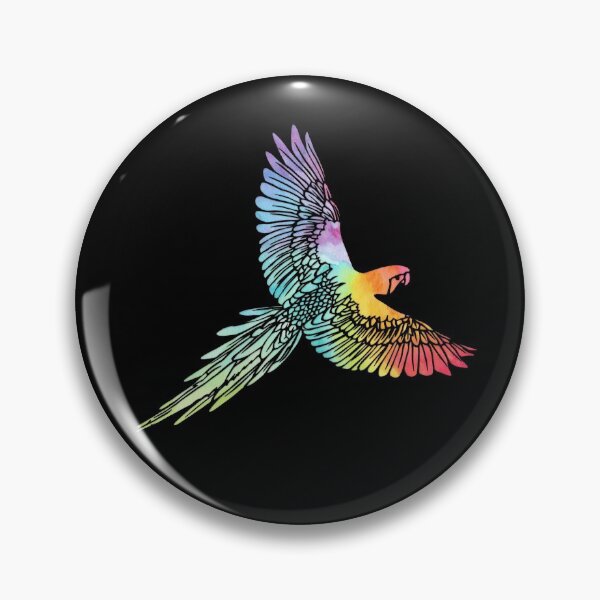 Item preview, Black flying macaw designed and sold by jbonnald.