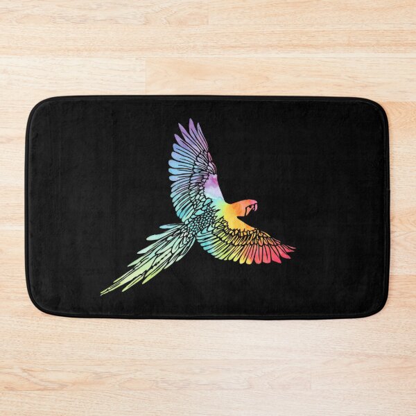 Item preview, Black flying macaw designed and sold by jbonnald.