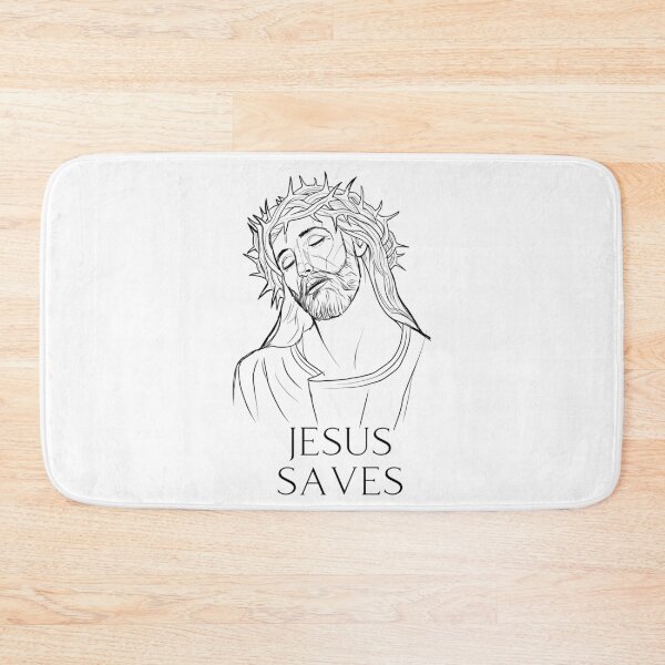 Item preview, Jesus saves, Christianity saving grace of Jesus Christ designed and sold by ds-4.