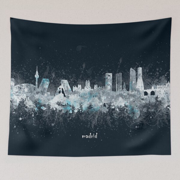 Item preview, madrid skyline designed and sold by BekimART2.