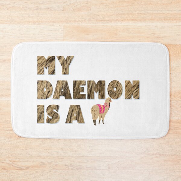 Item preview, MY DAEMON IS A LLAMA designed and sold by thebowtrucklesh.