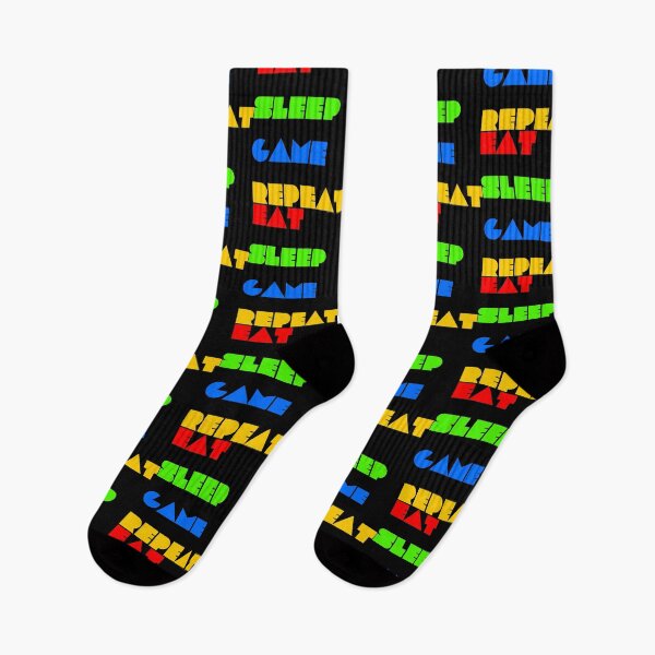 Item preview, eat sleep game repeat gaming designed and sold by OMdesigns93.