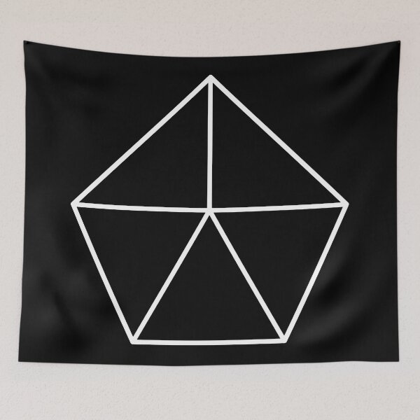 Aperçu de l'œuvre Tri-Pentagone noir créée et vendue par Greenwood2112.