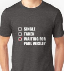 Waiting For Paul Wesley Unisex T-Shirt