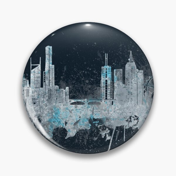 Artikelvorschau, Melbourne Skyline entworfen und verkauft von BekimART2.