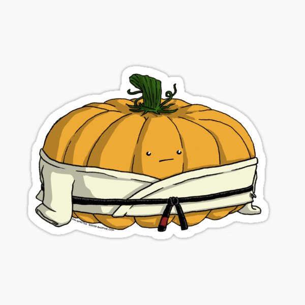 Pin-Sprites - Pumpkin in a Gi - Color/Face Sticker