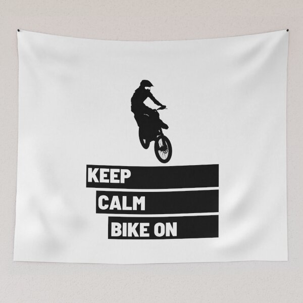Item preview, Keep Calm Bike on Black 8 designed and sold by kyds.