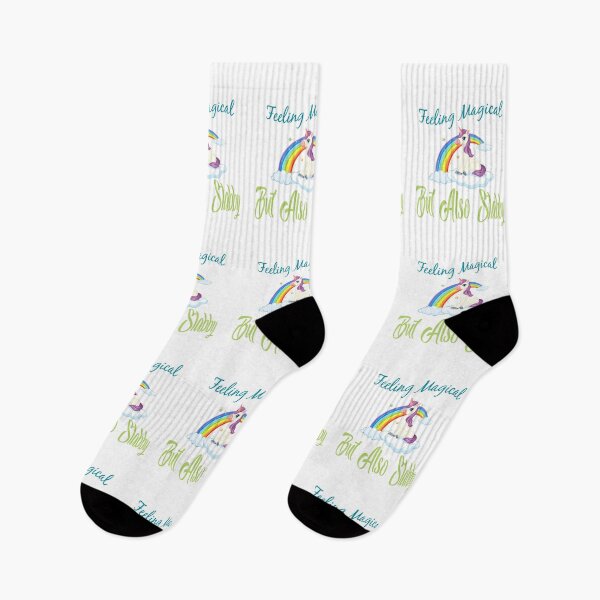 Item preview, Copy of Feeling Magical But Also Stabby, Funny Gift, Gift For Sister, Funny Unicorn Gift Idea, Cute Birthday Gift designed and sold by Mode Tees.