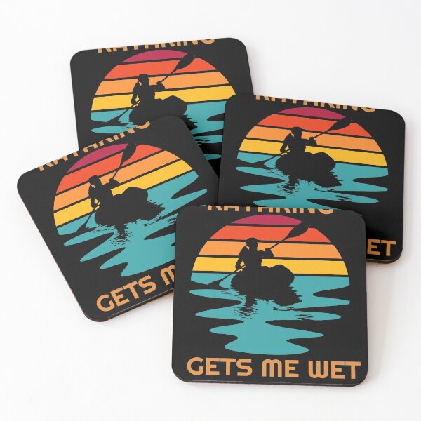 Item preview, Sunset Women Kayaking Gets Me Wet Kayak Boating Paddling designed and sold by enjoytheshirt.