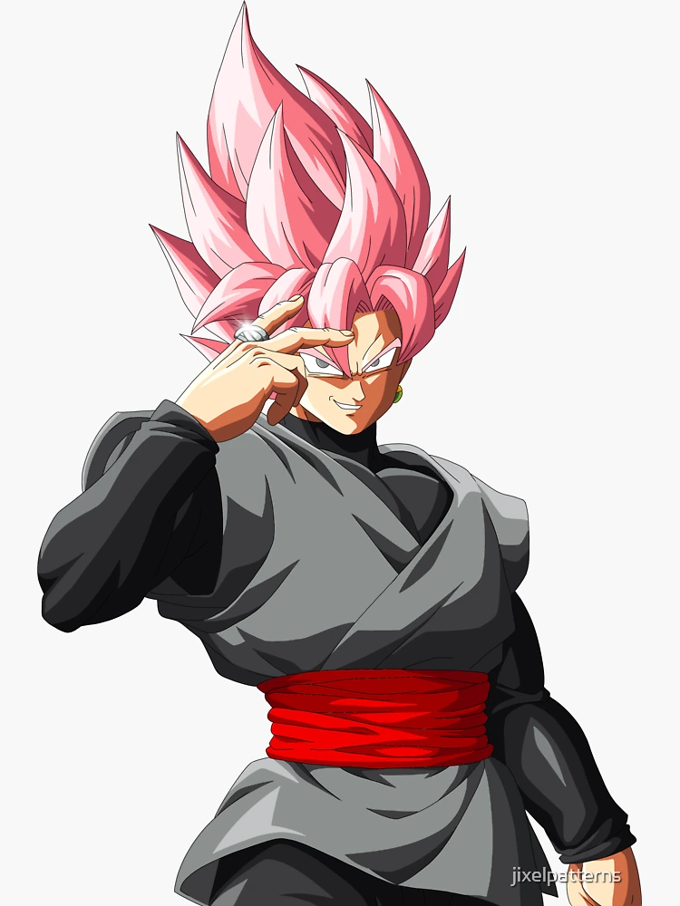 Adesivo Holográfico Goku Black é na ALARGS