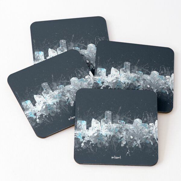Item preview, miami skyline designed and sold by BekimART2.