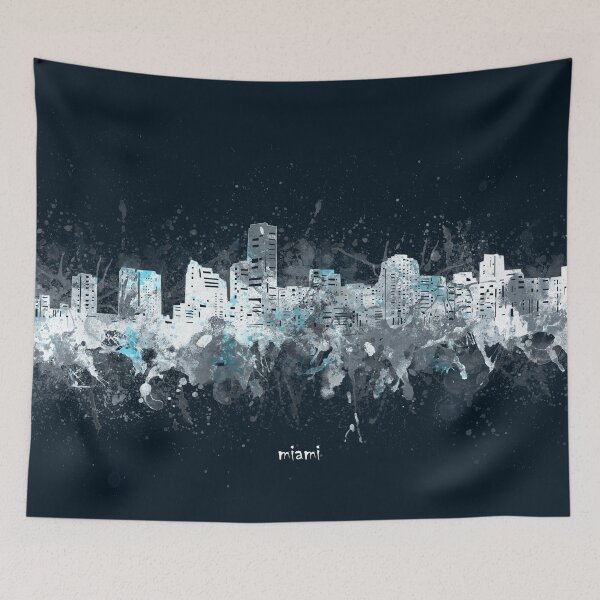 Item preview, miami skyline designed and sold by BekimART2.