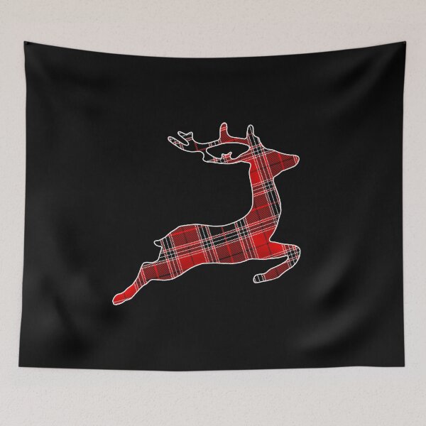 Item preview, Red And Black Buffalo Plaid Deer Christmas Pajamas designed and sold by MagicBoutique.