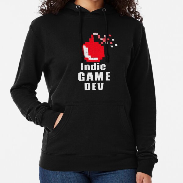 Pixel Bomb Game Dev Lightweight Hoodie