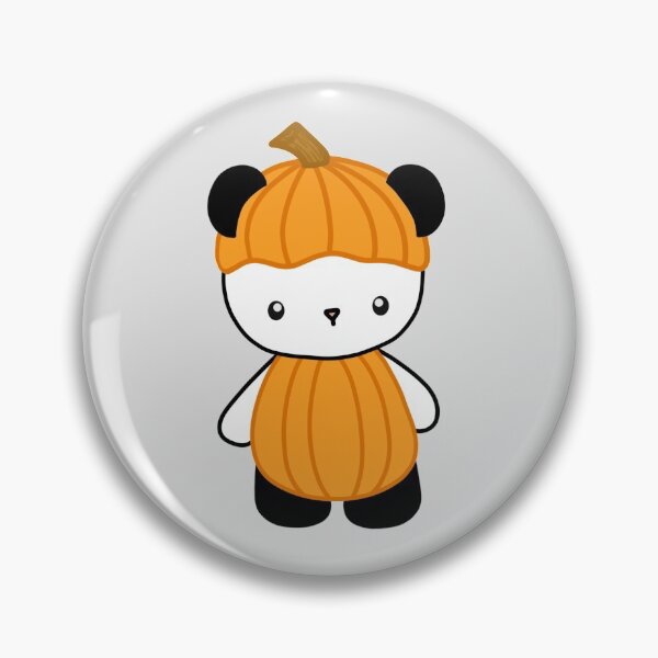 Item preview, Panda with a pumpkin costume designed and sold by KNTdraw.