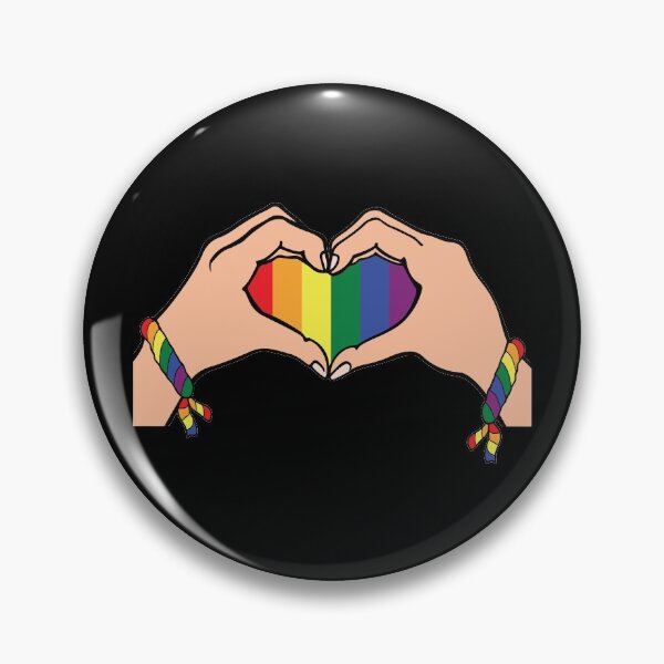 Item preview, LGBT rainbow color heart designed and sold by Phate86.