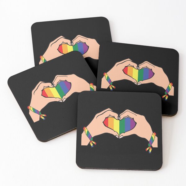 Item preview, LGBT rainbow color heart designed and sold by Phate86.