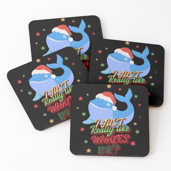 Artikelvorschau, Ich mag Wale einfach wirklich, ok - Weihnachtsgeschenk für Walliebhaber entworfen und verkauft von yeknow.