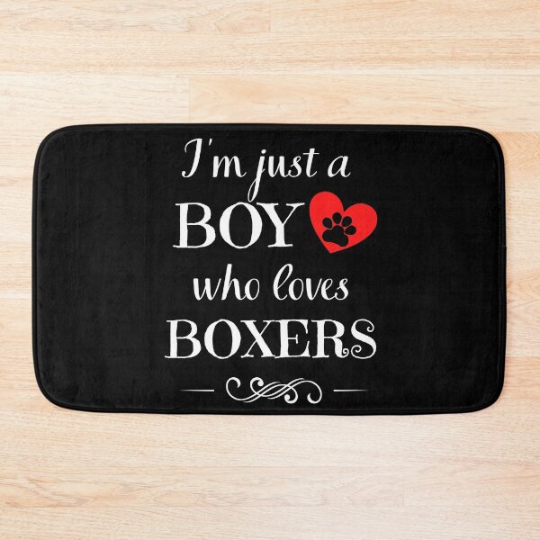 Item preview, Just a boy who loves BOXERS quote Funny BOXER saying designed and sold by OneTimeEngineer.