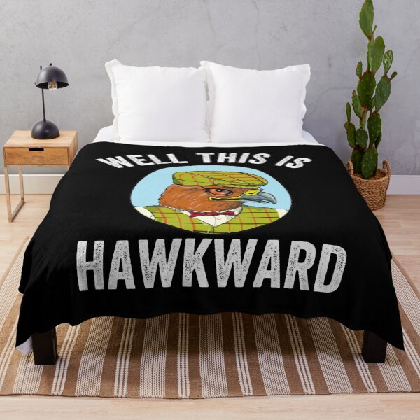 Item preview, Funny Animal Puns - Well This is Hawkward designed and sold by Murraysworkout.