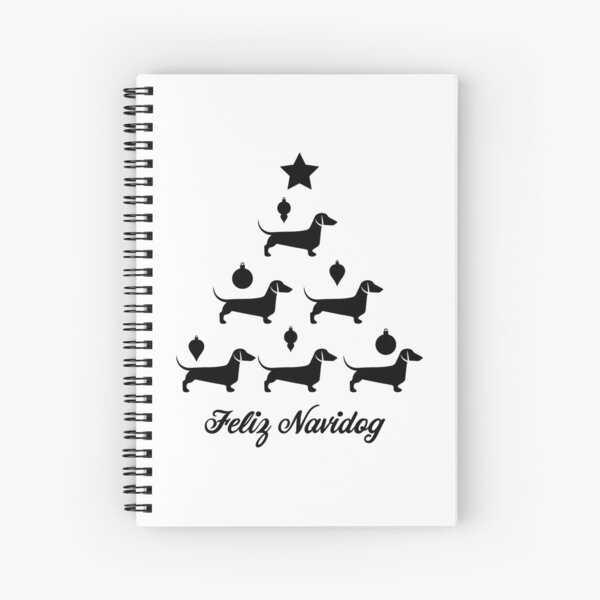 Feliz Navidog Spiral Notebook