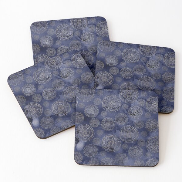 Item preview, Gold and blue spiral design designed and sold by AnnieHochmann.