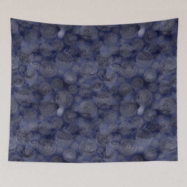 Item preview, Gold and blue spiral design designed and sold by AnnieHochmann.