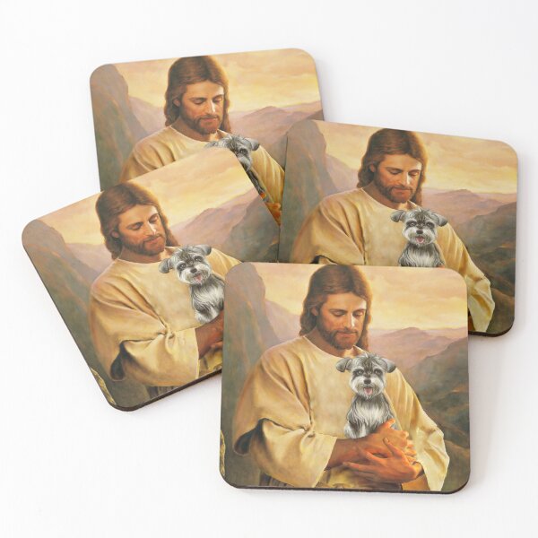 Item preview, schnauze dog lover and jesus gift designed and sold by abiabo.