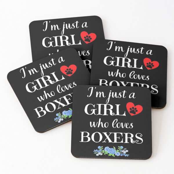 Item preview, Just a girl who loves BOXERS quote Funny BOXER saying designed and sold by OneTimeEngineer.