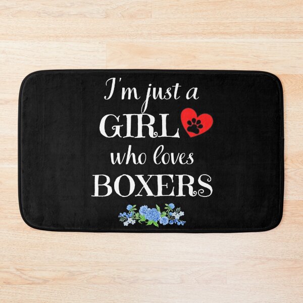 Item preview, Just a girl who loves BOXERS quote Funny BOXER saying designed and sold by OneTimeEngineer.