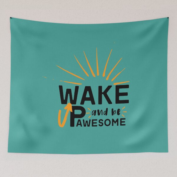 Item preview, Wake Up and Be Awesome designed and sold by aoichan3939.
