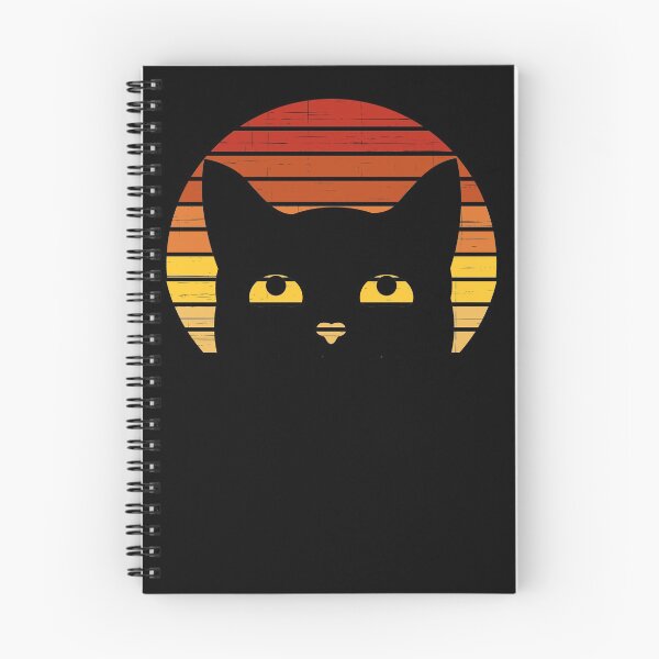 Item preview, Black Cat Head Design Retro Vintage Black Cat Design Sarcastic Cat designed and sold by enjoytheshirt.