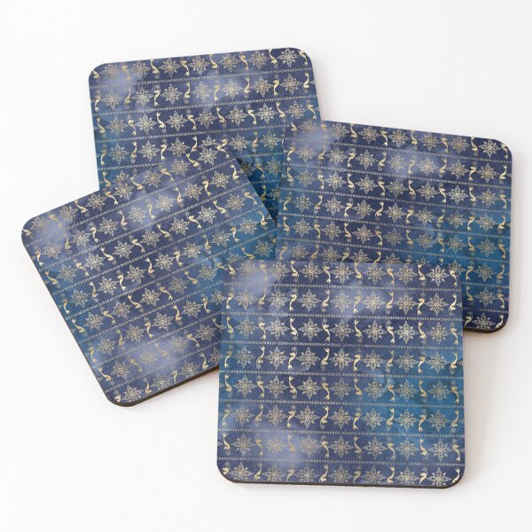 Item preview, Gold and blue mermaid and flower design designed and sold by AnnieHochmann.