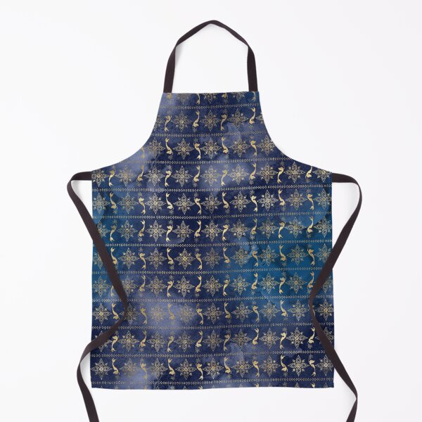 Item preview, Gold and blue mermaid and flower design designed and sold by AnnieHochmann.