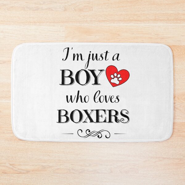 Item preview, Just a boy who loves BOXERS quote Funny BOXER saying designed and sold by OneTimeEngineer.