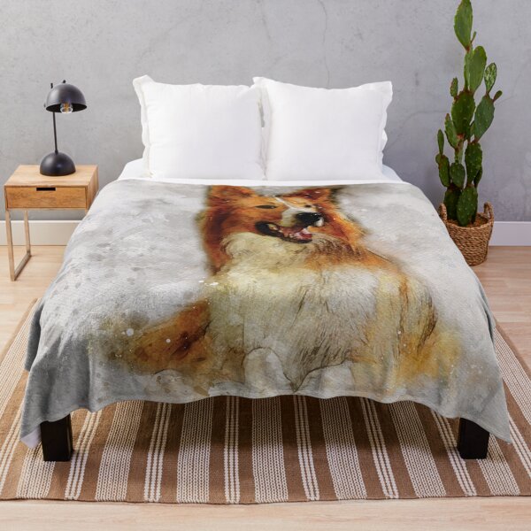 Item preview, Collie dog watercolour digital portrait designed and sold by Gerald Waters.