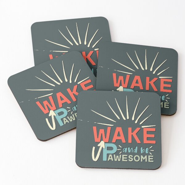 Item preview, Wake Up and Be Awesome designed and sold by aoichan3939.