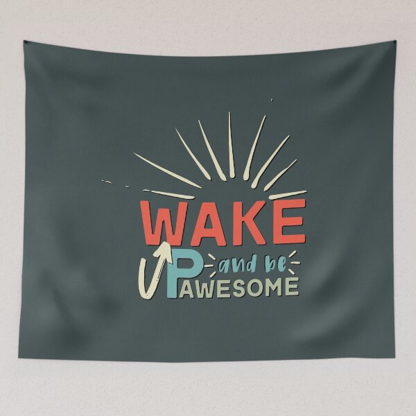 Item preview, Wake Up and Be Awesome designed and sold by aoichan3939.