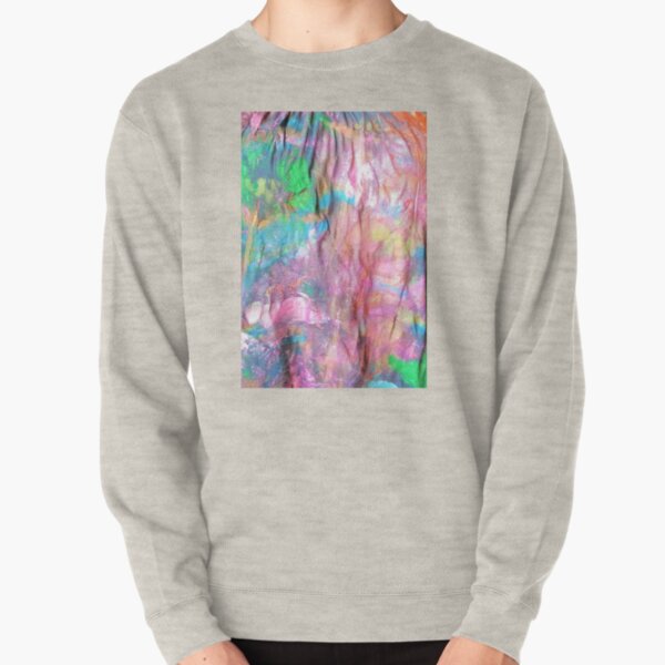 Vibrant Color Pullover Sweatshirt