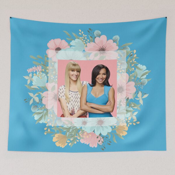 Item preview, Glee - Brittana (flower border) designed and sold by RainbowCraft.