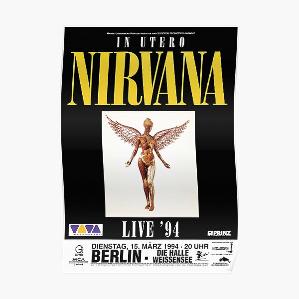 Live In Utero 1994 Poster
