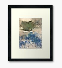 Smudges in Oil Pastel Framed Print